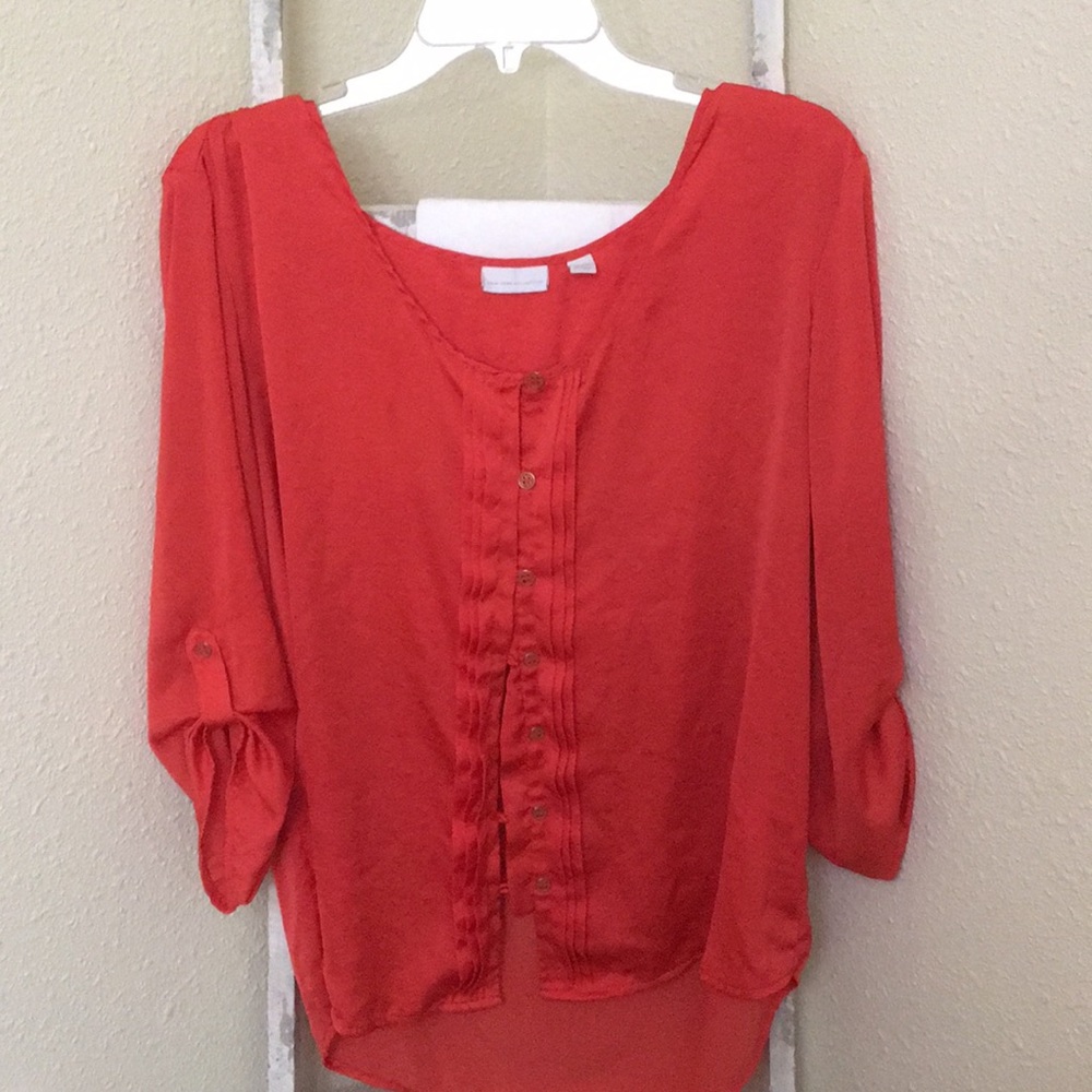 🔴 NY&C xl women’s orange top.